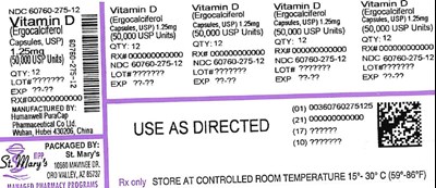 Vitamin (Vitamin D 60760 275 12)